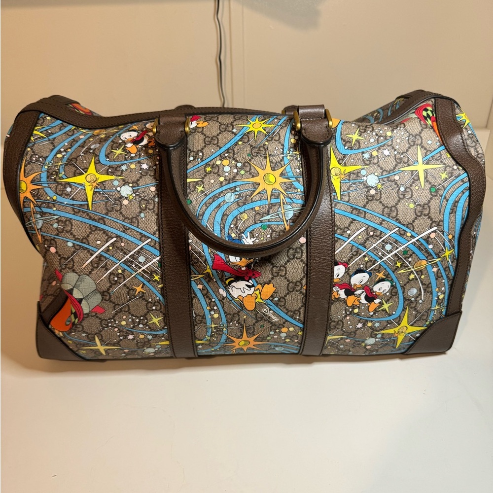 Gucci X Disney Donald Duck Duffle Bag - Picture 2 of 7